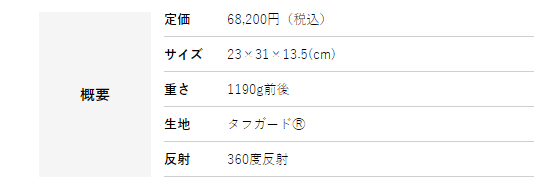 水野鞄のランドセルの重さは？