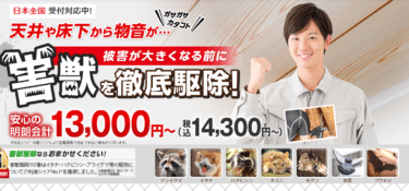 害獣駆除110番の評判と口コミを徹底調査！料金やメリット・デメリットを解説