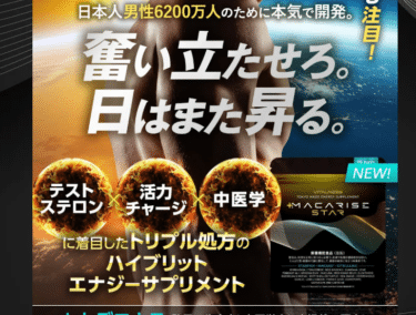活力サプリのマカライズスターの口コミから評判を徹底調査!